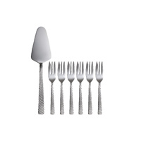 Maxwell & Williams Diamonds 7 Piece Cake Server & Fork Set