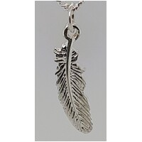 Sterling Silver Feather Charm/Pendant