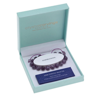 Crystal Carvings Naturals Amethyst Matte Bracelet