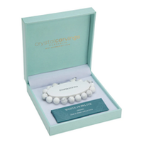 Crystal Carvings Naturals White Howlite Bracelet