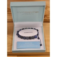 Crystal Carvings Naturals Sodalite Bracelet