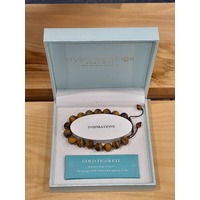Crystal Carvings Naturals Gold Tiger Eye Bracelet