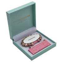 Crystal Carvings Naturals Pink Matrix Bracelet