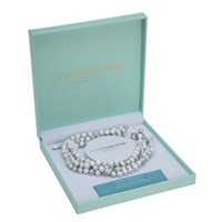 Crystal Carvings Naturals 62" White Howlite Necklace