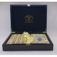 Mahjong Set with 30cm Carbon Fibre Finish Case