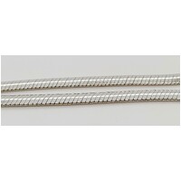 Sterling Silver 4.5mm Wide 45cm Omega Chain