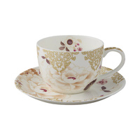Maxwell & Williams 300ml Kimono White Cup & Saucer