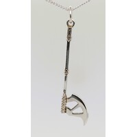 The Hobbit: An Unexpected Journey Sterling Silver Gloin's Axe Pendant