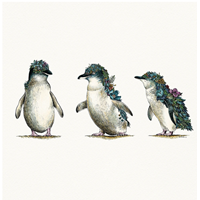 Limited Edition Penguin Parade 297 x 297mm Giclee Print