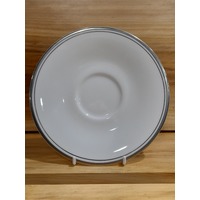 Royal Doulton Platinum Concord English Fine Bone China 15.5cm Saucer - CLEARANCE