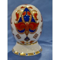 Royal Crown Derby Eggs of the World Series England Design Egg with Base