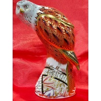 Royal Crown Derby Red Kite Paperweight with Gold Stopper