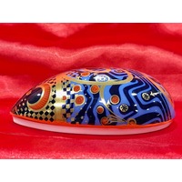 Royal Crown Derby Computer Mouse Paperweight with Gold Stopper