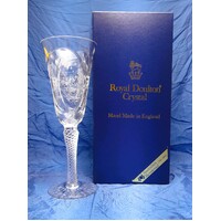 Royal Doulton 22cm (8.75") To Celebrate Australia's Bicentenary Airtwist Goblet No. 196