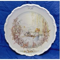 Royal Doulton The Wind in The Willows 'Ratty and Mole go Boating' Plate