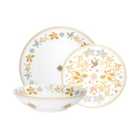 Maxwell & Williams 12 Piece White Christmas Coupe Dinner Set