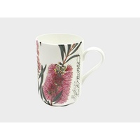 Royal Botanic Garden Scarlet Bottlebrush 300ml Fine Bone China Mug