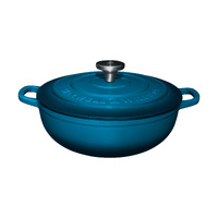Maxwell & Williams 4 Litre Midnight Blue Cast Iron Round Casserole