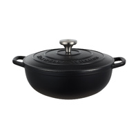 Maxwell & Williams Black 4 Litre Cast Iron Round Casserole