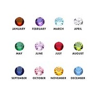Birthstone Claw Set Sterling Silver Stud Earrings