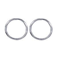 Medium Sterling Silver 12mm Sleepers - Hoop Earrings