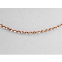 Stainless Steel Ion Plated Rose Gold Cable Link 55cm Chain CLEARANCE