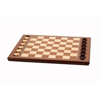 Dal Rossi Italy Timber Checkers/Draughts Set