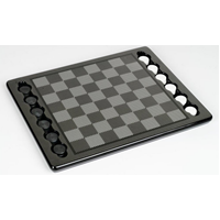 Dal Rossi Italy Carbon Fibre Checker/Draughts Set
