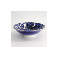 Tokyo Design Studio Japonism 25cm Blue Carp Menbachi Bowl