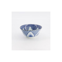 Tokyo Design Studio Lily Flower 14cm Blue Tayo Bowl