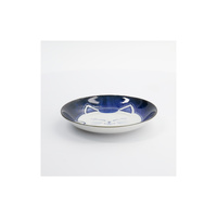 Tokyo Design Studio Kawaii Cat Neko 16.5cm White Cat Plate