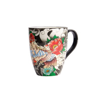 Tokyo Design Studio Yakuza Carp Black Mug