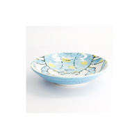 Tokyo Design Studio Seafood Light Blue Crab 21.5cm Deep Plate