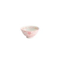 Tokyo Design Studio Kawaii Neko Cat Nami Pink 11.5 x 6cm Rice Bowl
