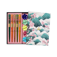 Tokyo Design Studio Fujisakura 10 Piece Chopsticks with Rest Gift Set
