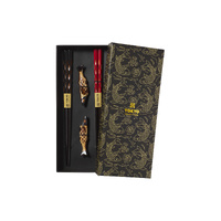 Tokyo Design Studio Sardine 4 Piece Chopsticks with Rest Gift Set