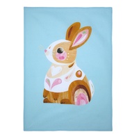 Pete Cromer Barn Friends Blue Bunny Cotton Tea Towel