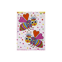 Maxwell & Williams Donna Sharam Kaleidoscope Buzz Cotton Tea Towel