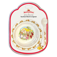 Child's Bunnykins Melamine Suction Bowl and Spoon