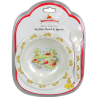 Royal Doulton Bunnykins Swimming Melamine Suction Bowl and Spoon