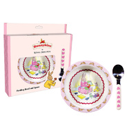 Royal Doulton Bunnykins Melamine Sweethearts (Pink) 2 Piece Set