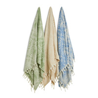 Cotton Palm Frond Turkish Towels