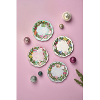 Maxwell & Williams Tis The Season 20cm Scallop Rim Plates