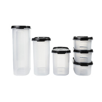 Tupperware® Set of 6 Modular Oval Dry Food Containers