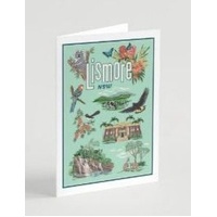 50s Vintage Dame Card - Green Lismore NSW