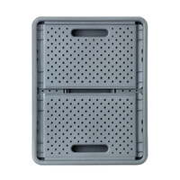 32Litre/30kg Compact Charcoal Black Foldable Crate