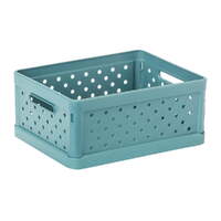 3.3Litre/5kg Compact Stone Blue Foldable Crate