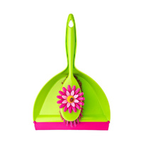 Vigar Flower Power Handy Dustpan & Brush Set