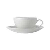 Maxwell & Williams White Basics 200ml Coupe Cup & Saucer
