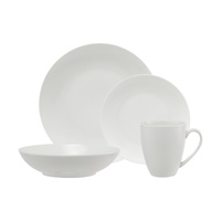 Maxwell & Williams White Basics Fitzrovia 16 piece Coupe Dinner Set
